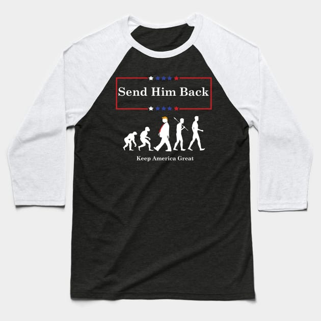 send her back Baseball T-Shirt by Yaman